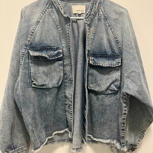 Sneak Peek Light Blue Jean Jacket - Lightweight Size Medium